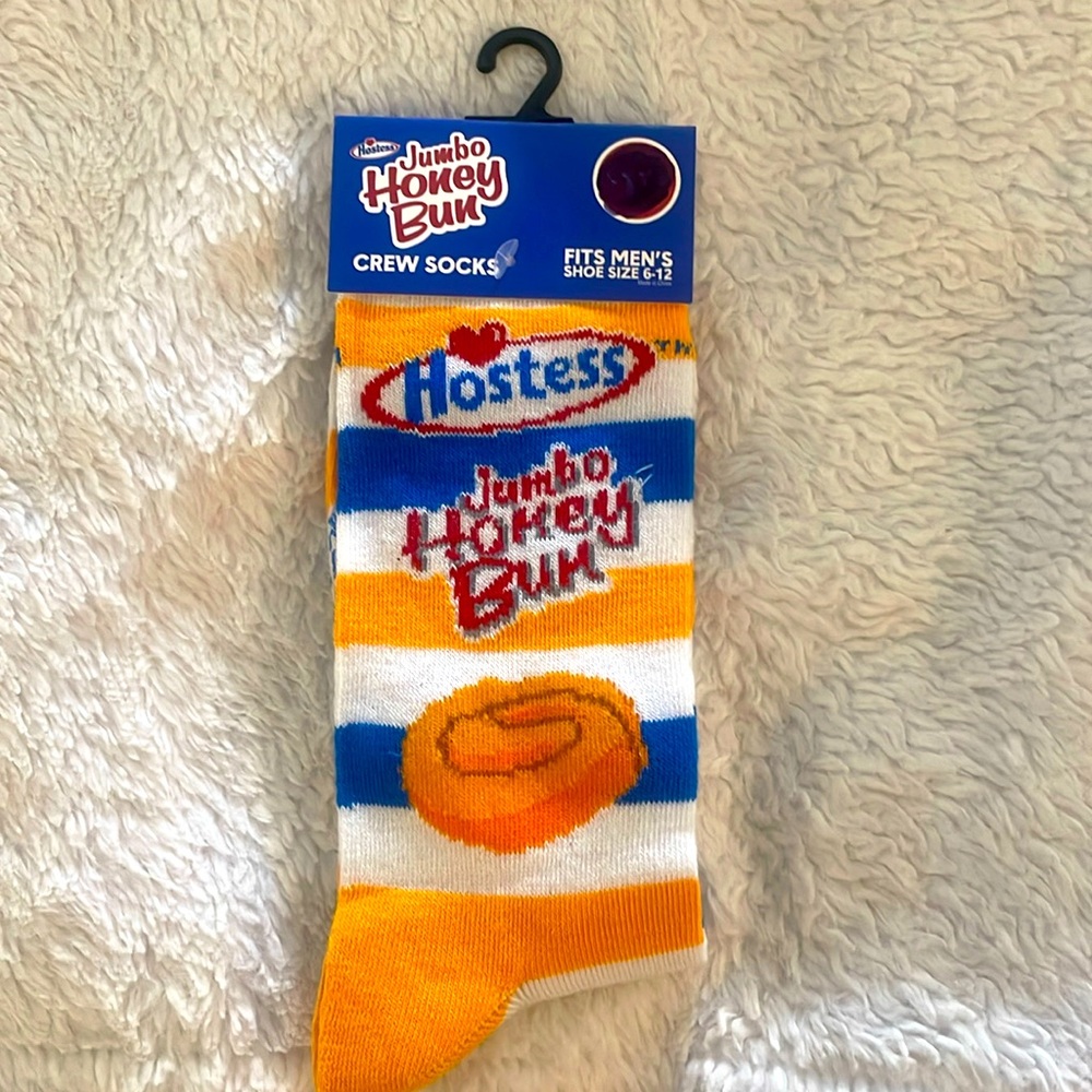 Honey Bun “Hostess” Socks Crew Length
